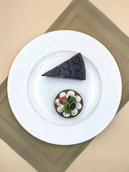 Блюдо круглое 30 см. Ажур классик