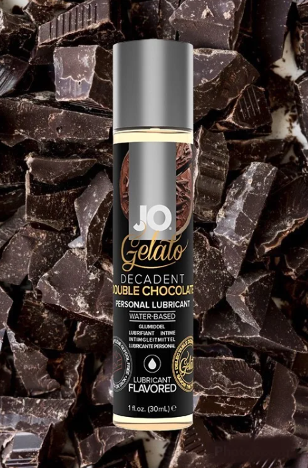 Съедобный лубрикант JO Gelato вкус двойного шоколада 30 мл