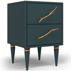 Тумба Арт Колор matte Классик Голд Зеленый бирюзовый матовый