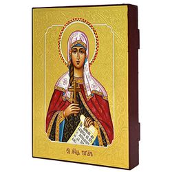 Татьяна Римская Святая мученица. Рукописная икона