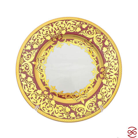 Набор тарелок Falkenporzellan Natalia bordeaux gold 28,5 см(6 шт)