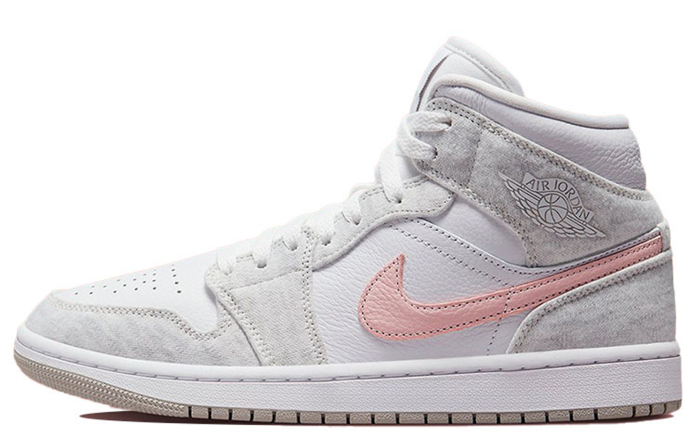Кроссовки Jordan Air Jordan 1 Mid Se "Light Iron Ore" (Женская размерная сетка)