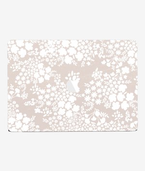 Виниловая наклейка FLORAL CREAM для MacBook