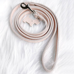 9307 Поводок кожаный "Перламутр" / PREMIUM