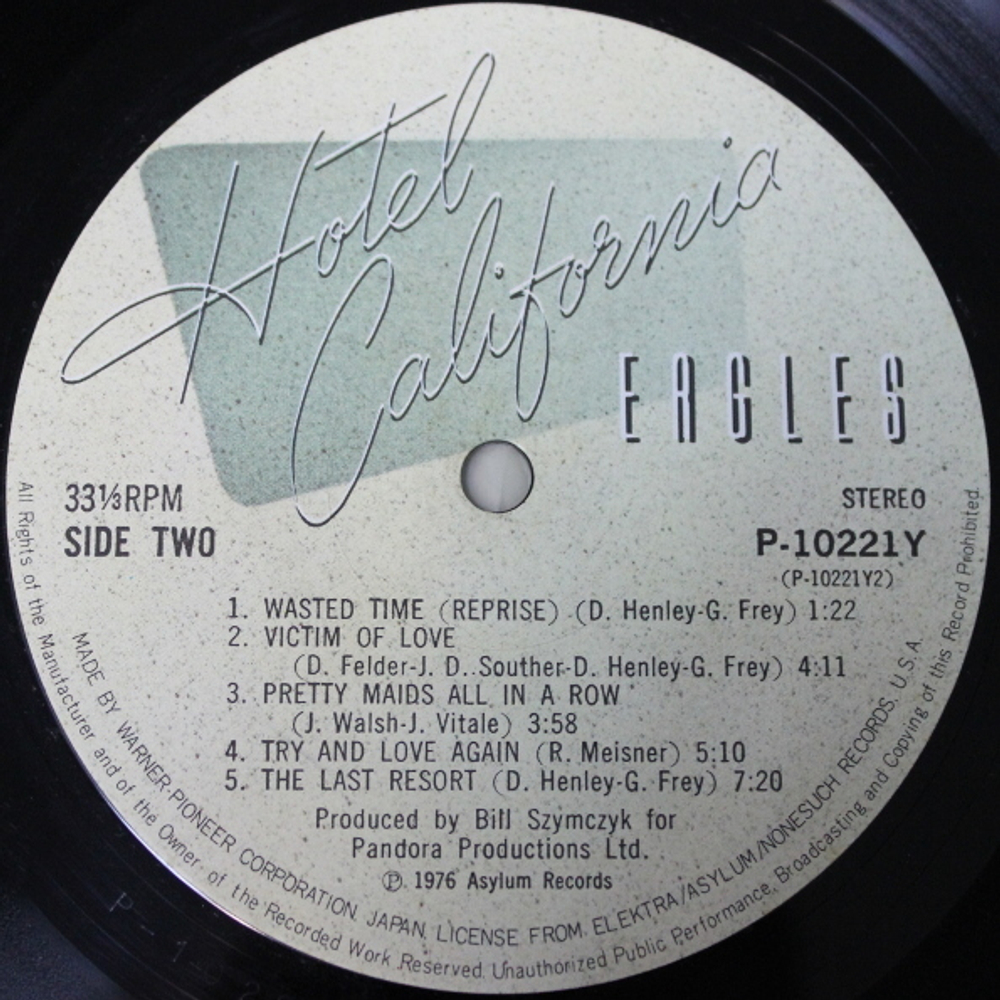 Eagles / Hotel California (LP)