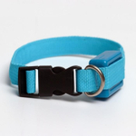 Ошейник светящийся узкий для небольших собак, 3 режима, 26см, Голубой