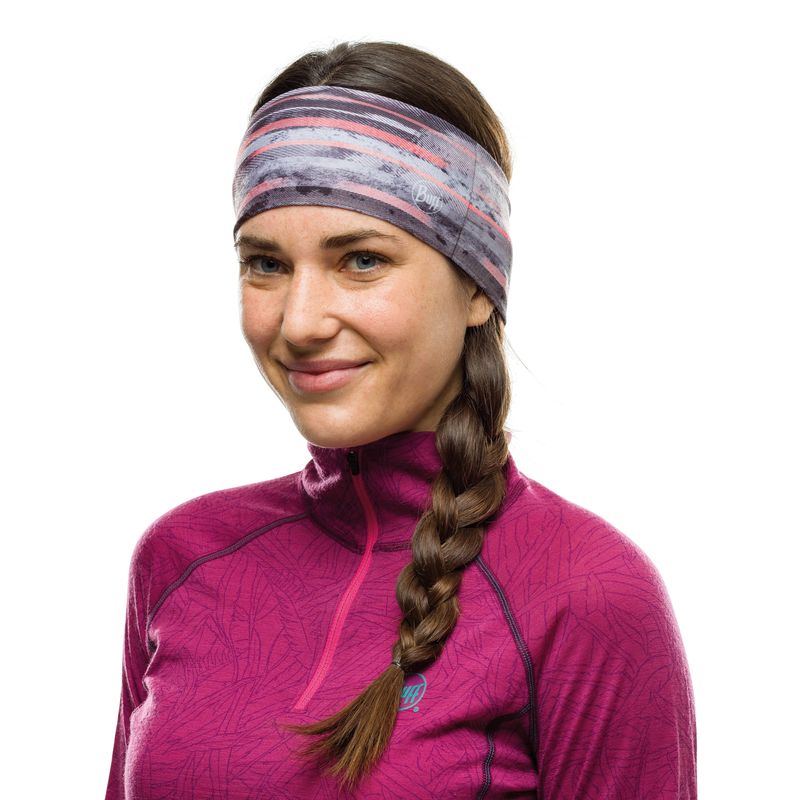 Повязка на голову спортивная Buff Headband CoolNet Tephra Multi Фото 2