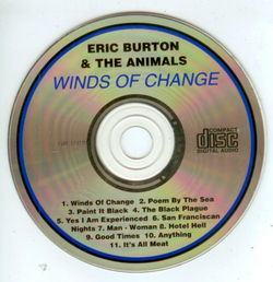 Eric Burdon & The Animals - альбом Wing Of Shange (CD)