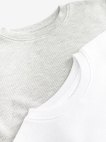 Футболка для мальчика Next Q55-701, 2 шт., Серый, Белый