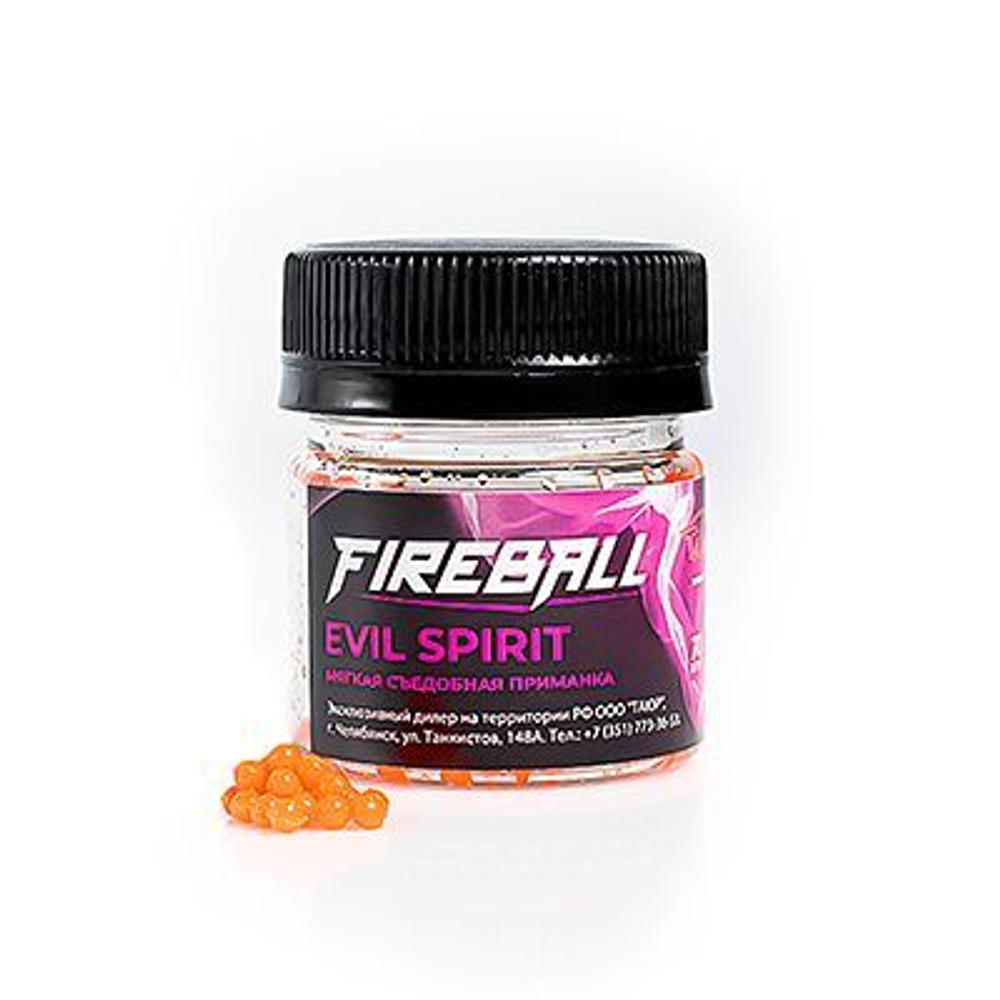 Приманка съедобная Takedo Fireball Evil spirit цвет красный креветка