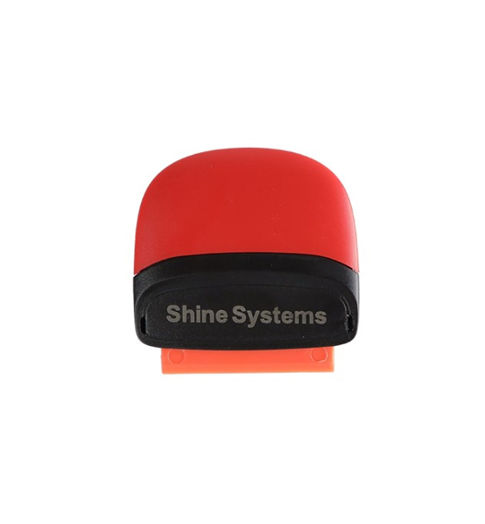 Shine Systems Скребок-мини со сменным пластиковым лезвием 1,5" (38*19мм)