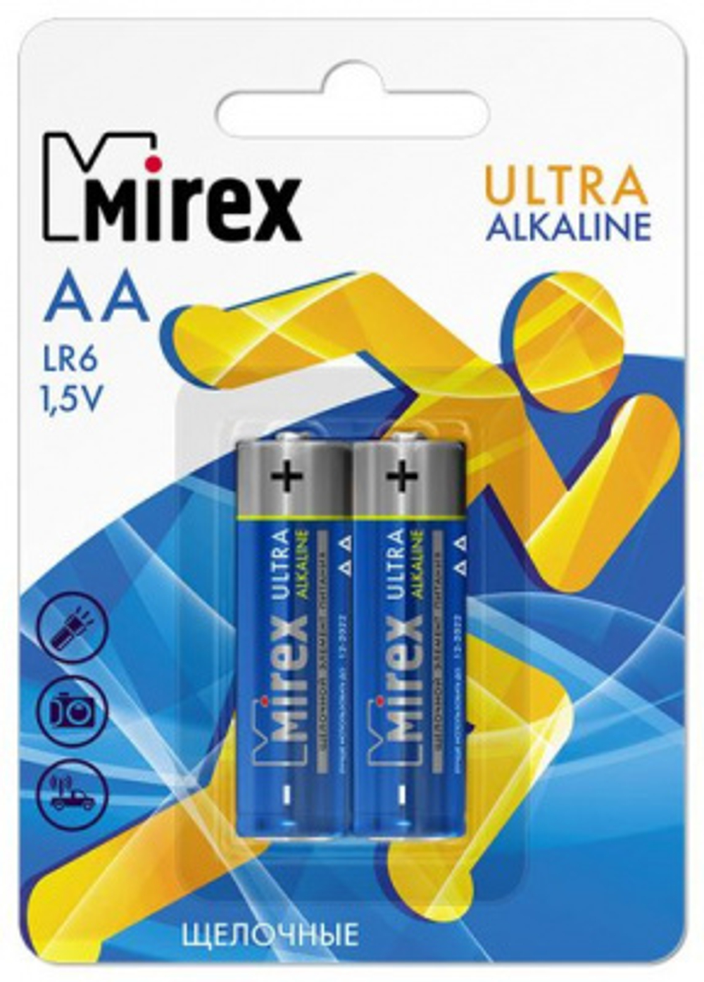 Батарейка AA/LR6 щелочная MIREX