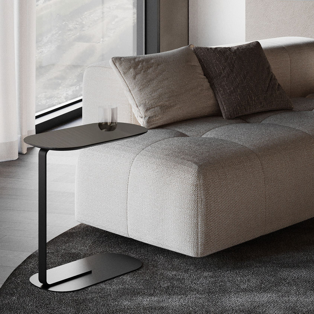 Журнальный столик приставной Side пластик ясень какао