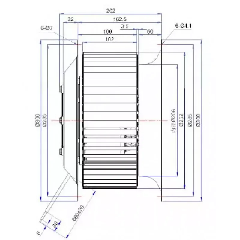 Мотор-колесо Vilmann FT-250-4D / LZW-250-4D