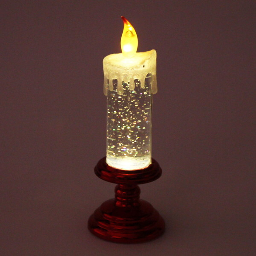 Сувенир с подсветкой «Свеча таинственная» 20*7 см, Красный