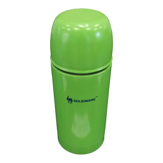 Термос "Верблюд" питьевой с выдвижной кнопкой 0,5л зеленый