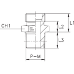 Штуцер FC DL10 NPT 1/8 (корпус)