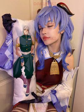 Мини дакимакура Тенген Узуй из Клинок, рассекающий демонов арт. M0758, 60х20 см