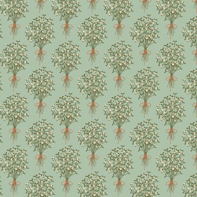 Узор с растительным букетом