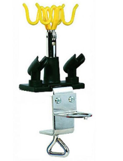 Подставка для 4х аэрографов металлическая струбцина (JAS)