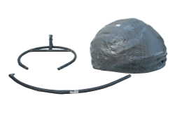 Кресло подвесное двойное Феникс арт.CN3423-МТКОР (стойка+осн.КОРИЧ,корзн.кор..,подуш.беже.3уп. (M))