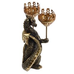 GAEM Подсвечник "Дракон", D6 см, L16 W11 H21,5 см