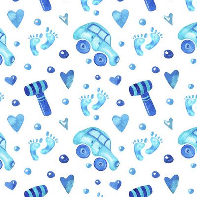 Детский узор для мальчика