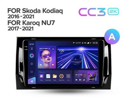 Магнитола для Skoda Kodiaq, Karoq - Teyes CC3-2K QLed монитор 9.5" на Android 10, ТОП процессор, SIM-слот, CarPlay