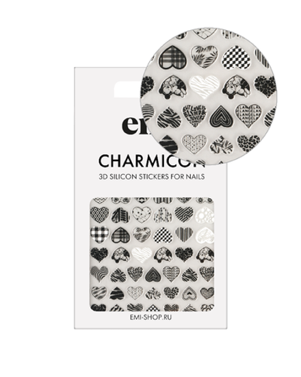 Charmicon 3D Silicone Stickers №245 Чувства