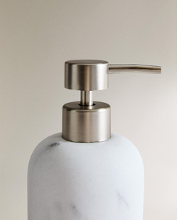Zara Home дозатор для жидкого мыла, мрамор, серый