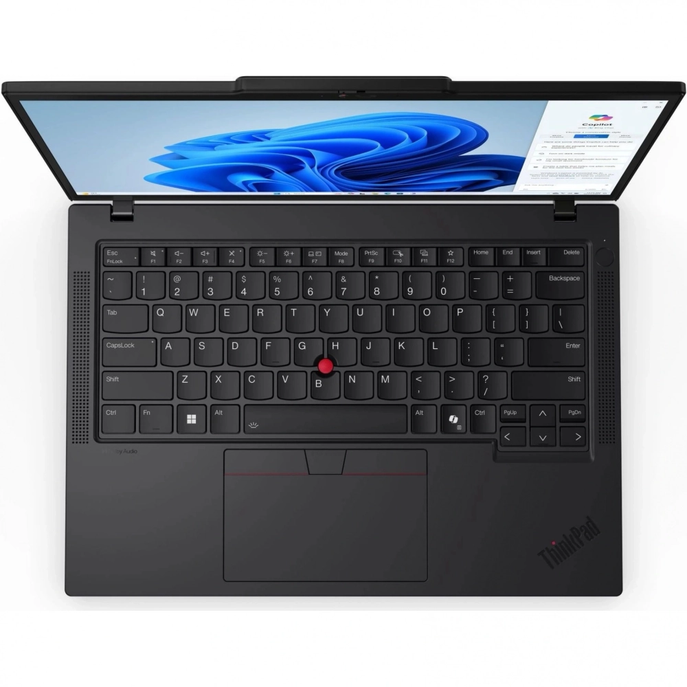 Ноутбук Lenovo ThinkPad T14 G5 Core Ultra 7 155U 16Gb SSD512Gb Intel Graphics 14" IPS WUXGA (1920x1200) Windows 11 Pro 64 grey WiFi BT Cam (21ML0089US)