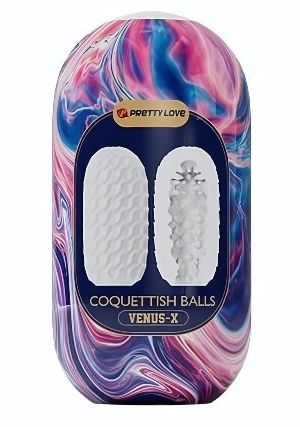 Мастурбатор в форме яйца Coquettish Balls (Цвет: белый)