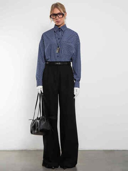 Брюки палаццо Basic (черный)