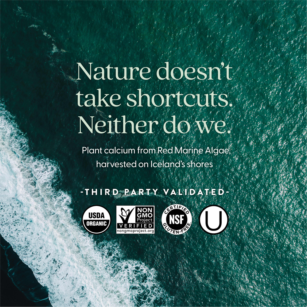 New Chapter, органический растительный кальций, для женщин до 40 лет, 60 веганских таблеток для стройности