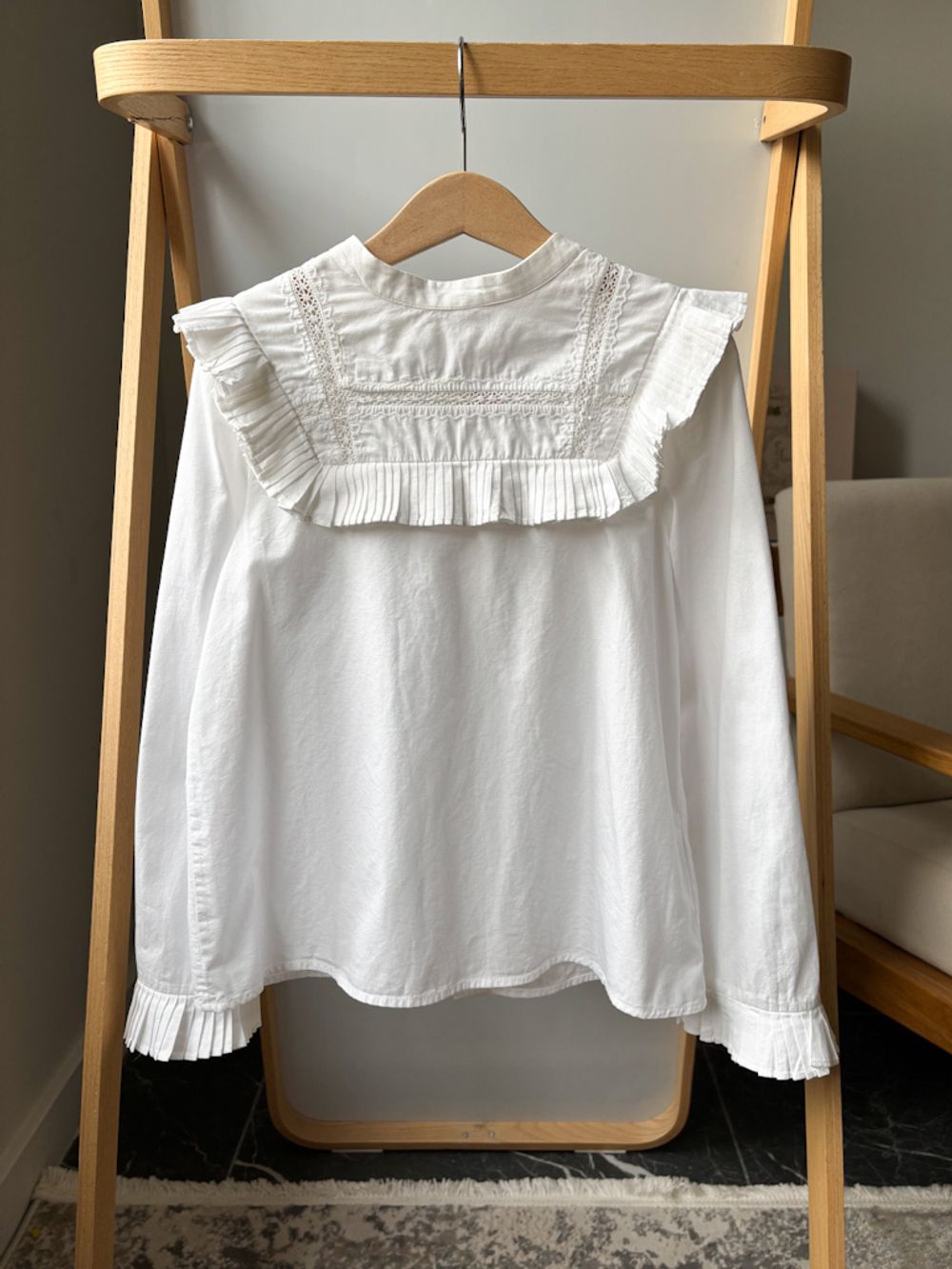 Хлопковая блузка Bonpoint, 140