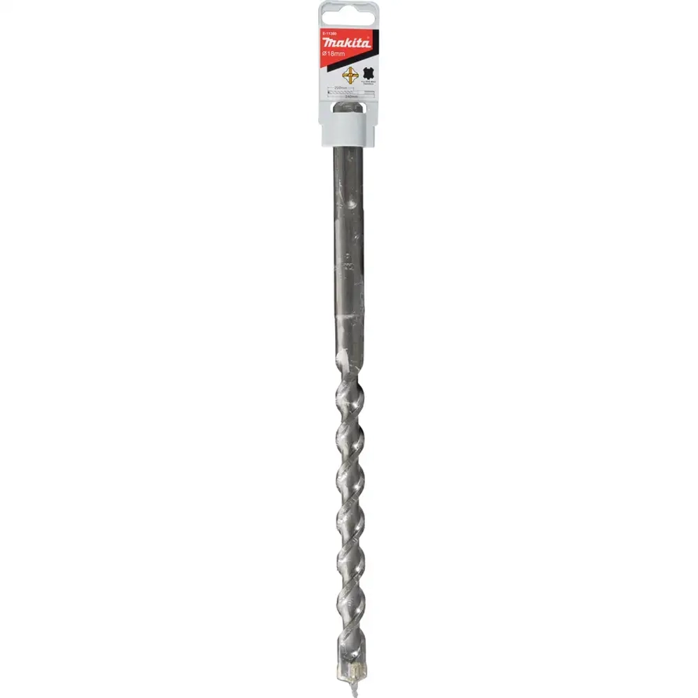 Бур по бетону SDS-max 4 cutter 18х200x340 мм Makita E-11380