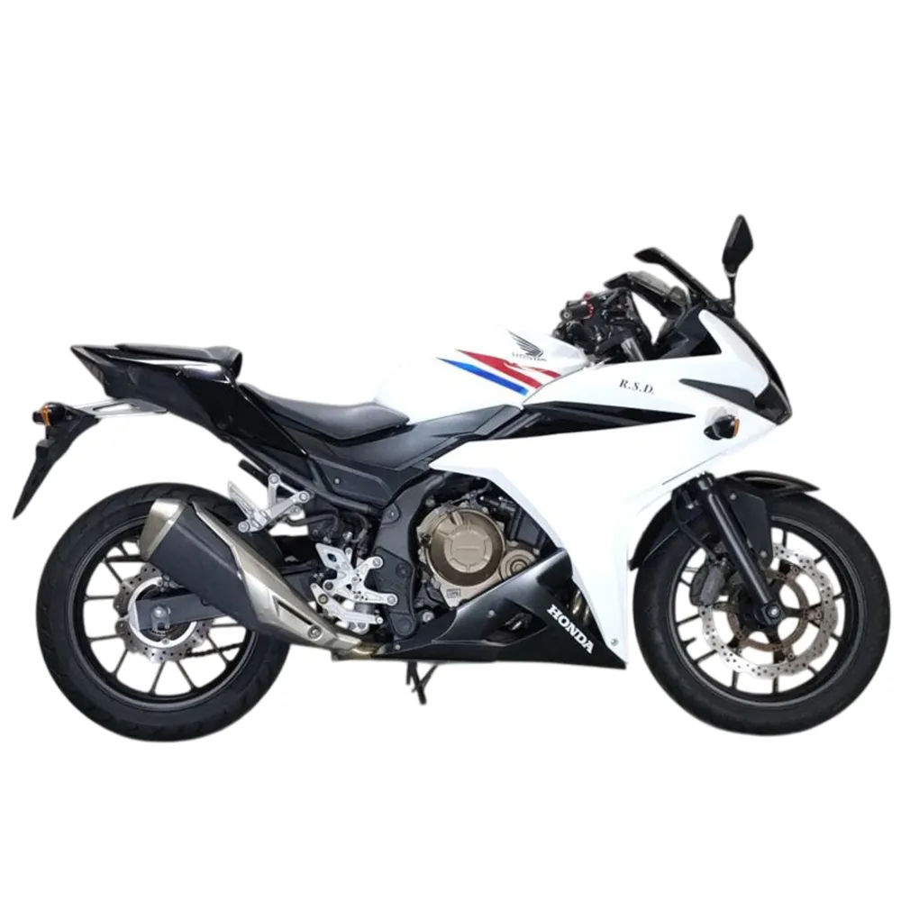 Мотоцикл Honda CBR400R черно-белый