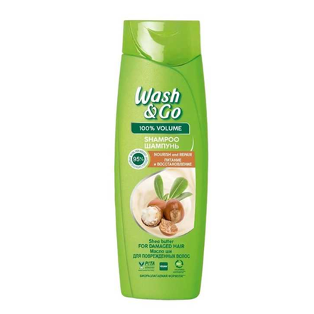 Шампунь Wash&Go Питание и смягчение 360 мл