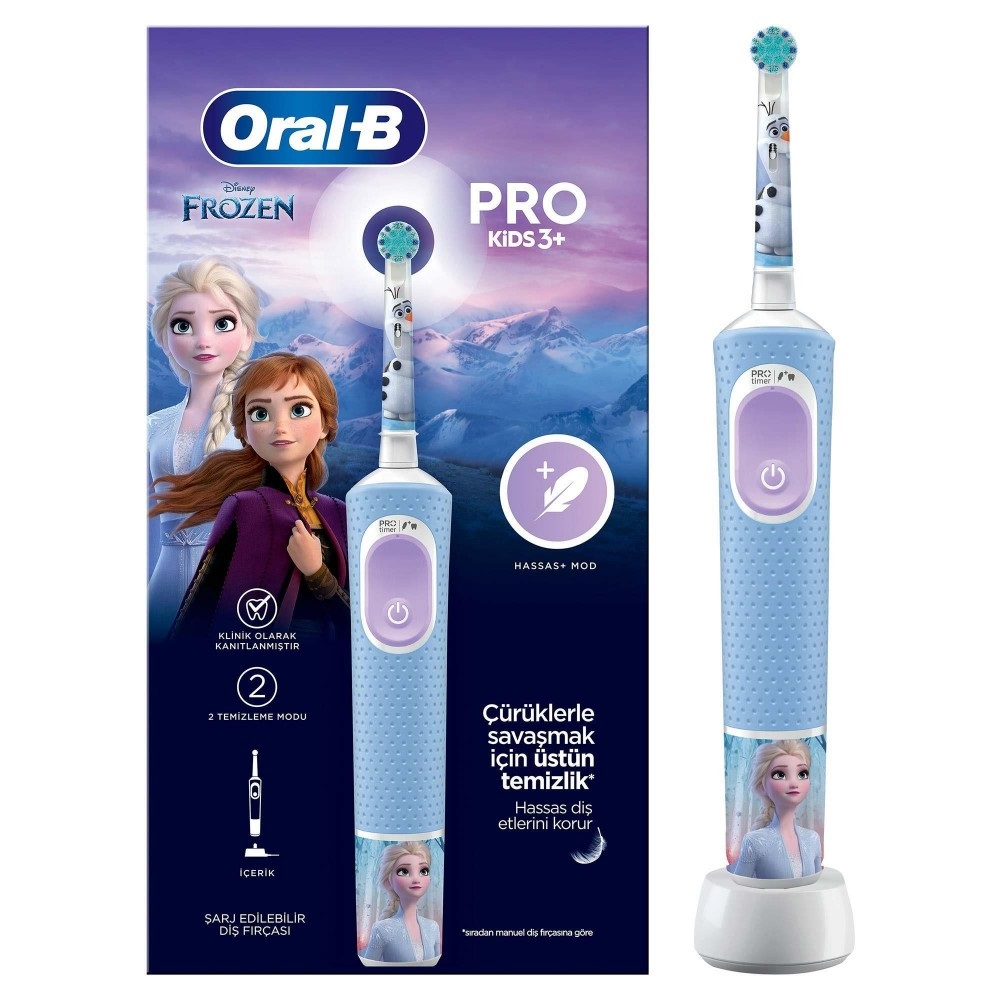 Детская электрическая зубная щетка Braun Oral-B Vitality Pro Kids D103.413.2K Frozen