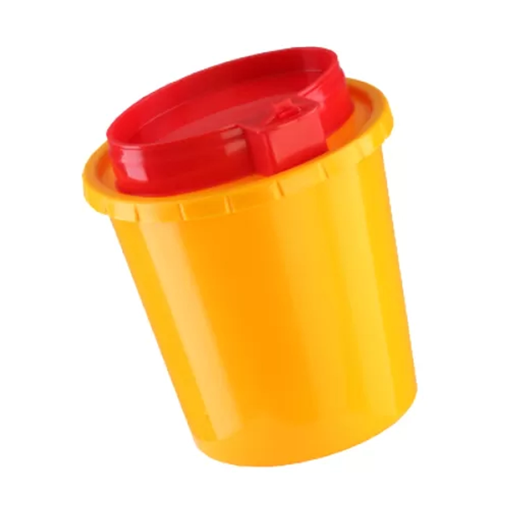 Контейнер для утилизации универсальный КМ-Проект класс Б 1 л, высота 14 см