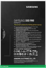 SSD диск Samsung 980 1TB (MZ-V8V1T0BW)