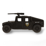 Модель ин. мет. "Военный внедорожник" 12см. двери, багажн, черн, коробка HAMVE-12-BK (Технопарк)