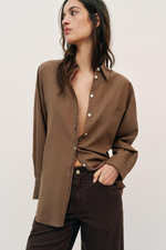 ХЛОПЧАТОБУМАЖНАЯ РУБАШКА ОВЕРСАЙЗ - ZARA
