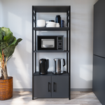 Стеллаж кухонный COLOMBIA - антрацит