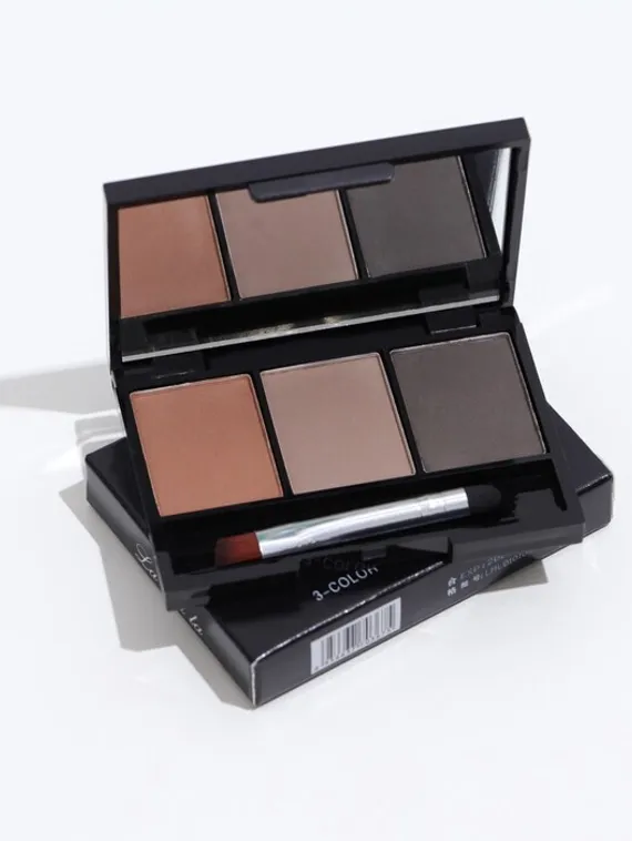 Набор теней для бровей, 3 цвета