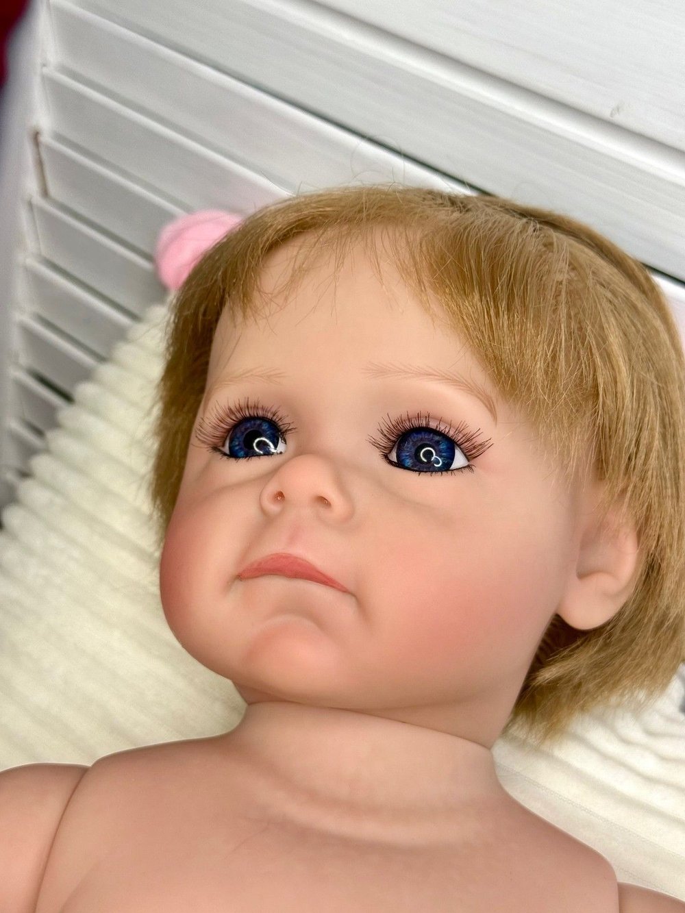 Кукла Реборн виниловая 55см без одежды (FA-040W)