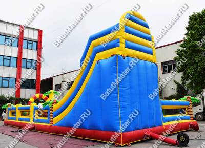 Надувной батут "Тропикана макси" 15*7*6 м