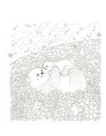 Panda Family's Four Seasons. Coloring Book