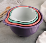 Набор ёмкостей для миксера, 4 шт: 1,4, 1,9, 2,6, 3,6 л, цвет МИКС