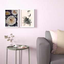 IKEA BILD  (ИКЕА БИЛД)  -  Плакат, Алая роза, 30x40 см